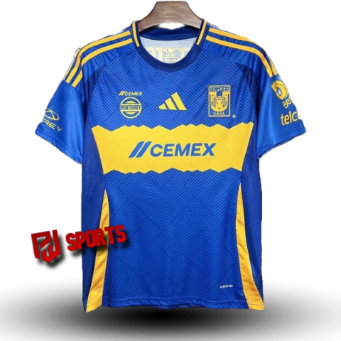 Camisa Tigres UANL Fora 24/25 - Versão Torcedor Masculino - Adidas - Azul