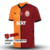 Camisa Galatasaray Casa 24/25 - Versão Torcedor Masculino - Puma - Laranja e Vermelha