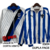 Jaqueta Corta-Vento Monterrey Dupla Face 23/24 - Masculino - Puma - Branco e Azul/Azul e Branco Listrado