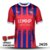 Camisa Heidenheim Casa 24/25 - Versão Torcedor Masculino - Puma - Vermelho com Listras Azuis