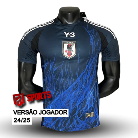 Camisa Japão Edição Especial Y-3 24/25 - Versão Jogador Masculino - Adidas - Azul