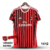 Camisa Milan Casa 11/12 - Versão Retrô Masculino - Adidas - Vermelha com Listras Pretas