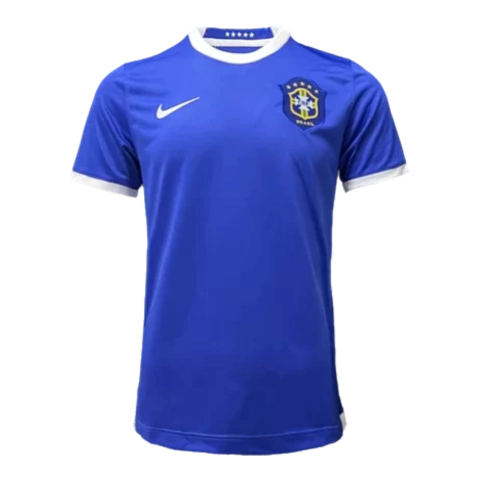 Camisa Seleção Brasil Away Copa do Mundo 2006 - Versão Retrô Masculino - Nike - Azul - comprar online
