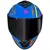 CAPACETE RACE TECH HIT FASTER BLUE/YELLOW TAM 56 - Gio Motos Peças