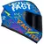 CAPACETE RACE TECH HIT FASTER BLUE/YELLOW TAM 56