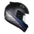CAPACETE EBF NEW SPARK BLACK EDITION AZUL FOSCO