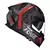 CAPACETE RACE TECH VOLT ABSTRAK MATTE BLACK/RED C/ OCULOS TAM 58 - Gio Motos Peças