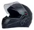 CAPACETE FW3 GT CLASSIC PRETO FOSCO (SEM OCULOS) - Gio Motos Peças