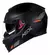 CAPACETE ASX EAGLE SV SOLID FOSCO PRETO/GRAFITE/VERMELHO - comprar online
