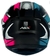 CAPACETE ASX CITY START BRILHO PRETO/TURQUESA/ROSA - Gio Motos Peças