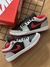 Tênis Nike Jordan Low - Cinza/Vermelho