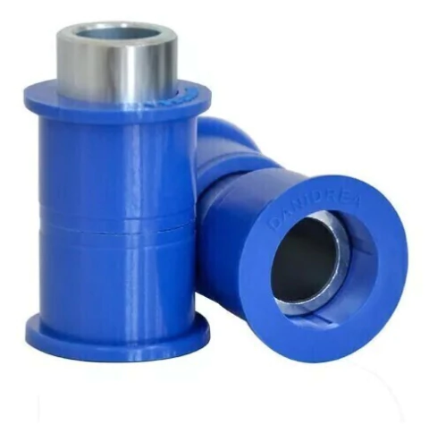 82A - BUCHA DO QUADRO ELÁSTICO AZUL (METAL+NYLON) DA TITAN 00 CG 150 E CG 89 EM DIANTE, MERCURIO - comprar online