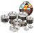 Conjunto de Vasilhas em Aço Inoxidável | 22 Peças - Home Stoliver - Utensílios Em Alto Padrão