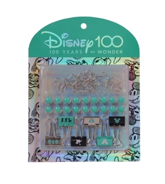 Set Oficina Mooving Maw Disney Imanes + Clip + Binder Clip
