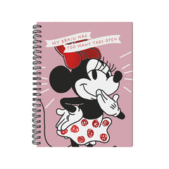 Cuaderno Mooving Minnie Mouse Universitario A4 T/ Dura 96 Hjs