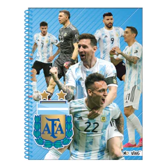 Imagen de Cuaderno Mooving AFA Seleccion Argentina Universitario A4 80 Hjs