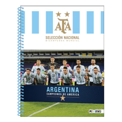 Cuaderno Mooving AFA Seleccion Argentina Universitario A4 80 Hjs - tienda online