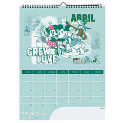 Calendario Mooving Mickey & Friends 2025 C/ Stickers en internet
