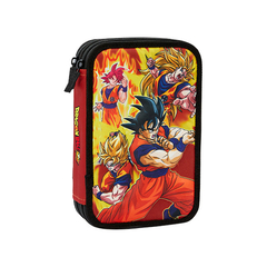 Cartuchera Mooving Canopla Dos Pisos Dragon Ball 21x14x5 Cm