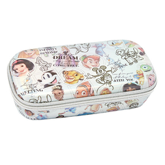 Cartuchera Mooving Box Rigida C/ Relieve Disney 100 Años 22x11x6 Cm