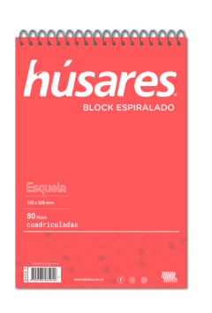 Block Husares Esquela con espiral 80 hjs en internet