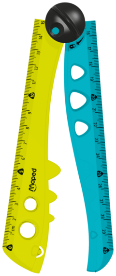 Regla Maped Croc Croc Plegable 15/30 cm - comprar online