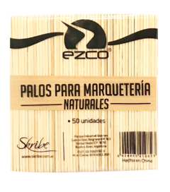 Palitos Ezco de Helado Color / Natural X50 - comprar online