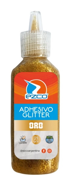 Adhesivo Ezco con Glitter / Brillo 21 grs