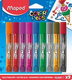 Adhesivo Maped con Brillo / Glitter X9