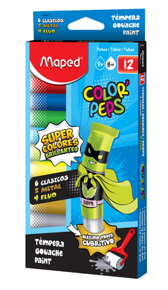 Temperas Maped Estuche Pomos 8 Ml X12 - comprar online