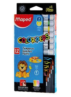 Temperas Maped Estuche Pomos 8 Ml X12 en internet