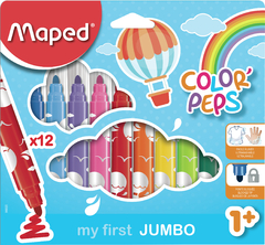Marcadores Maped Jumbo X12