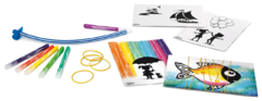 Set Aerografos Maped Kit Blow Pen String Art X6