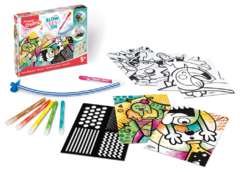 Imagen de Set Aerografos Maped Kit Blow Pen Pop Art X6
