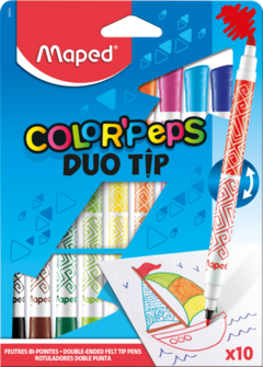 Marcadores Maped Duo Tip 2 en 1 Doble Pta