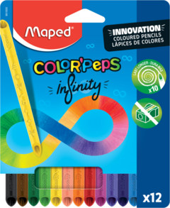 Lapices Maped Infinity de Colores