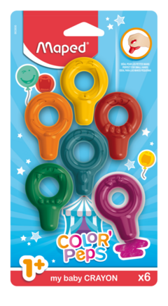 Crayones Maped Baby X6