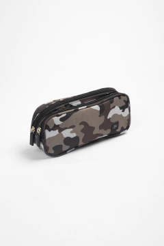 Imagen de Cartuchera FW Oval Militar 2 Doble cierre