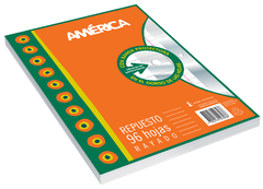 Repuesto America Nro 3 Hojas P/ Carpeta C/ Banda - Libreria Constitucion Minorista