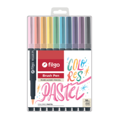 Marcador Filgo Brush 035 Pta Pincel Estuche X10