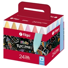 Tizas Filgo Jumbo Pinto Pastel