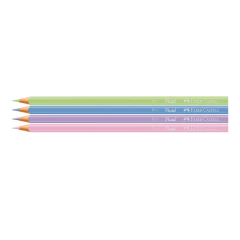 Lapices Faber Castell de colores x 24 + 4 colores pastel - comprar online