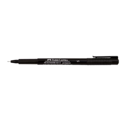 Marcador Faber Castell Permanente 421 : S / F / M x 1 u