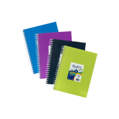 Cuaderno Triunfante A5 c/ Espiral tapa dura Vinilico 120 hjs - comprar online