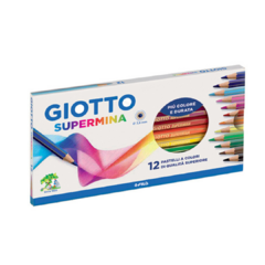 Lapices Giotto de colores Supermina x 12 u - comprar online