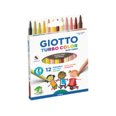 Marcadores Giotto Turbo Tonos Piel SKIN TONES X6/ X12 en internet