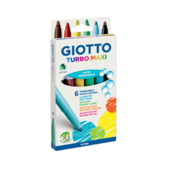 Marcadores Giotto Turbo Maxi Escolar X6/ X10/ X20 - comprar online