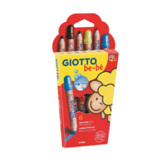 Lapices de colores Giotto bebe x 6 / 12 u - comprar online