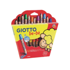 Lapices de colores Giotto bebe x 6 / 12 u - tienda online