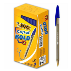 Boligrafo Bic Cristal Bold 1.6 mm x 1 u - tienda online